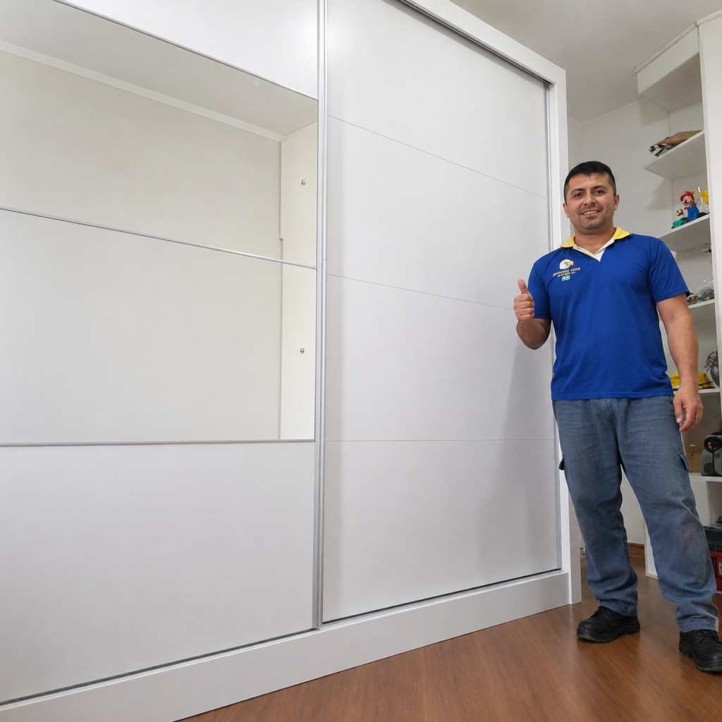 Montagem de armários de quarto e móveis em geral em Zona Oeste - Roberto Considerado o melhor montador de móveis que atua na região de Zona Oeste e na Grande São Paulo
